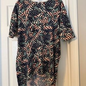 Patriotic Print Women's Dress